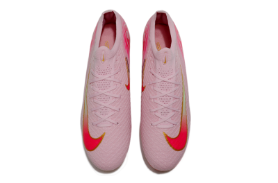 Unisex Nike Air Zoom Mercurial Vapor 16 Elite FG Firm Ground Low-Tops Football Boots - Pink/Red/Gold