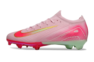 Unisex Nike Air Zoom Mercurial Vapor 16 Elite FG Firm Ground Low-Tops Football Boots - Pink/Red/Gold
