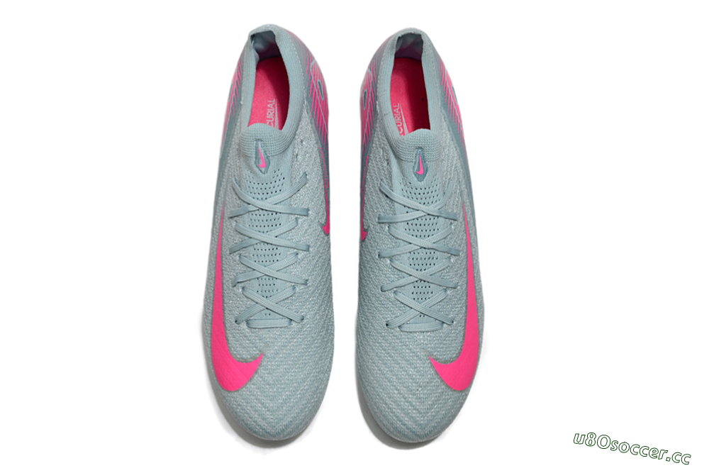 Unisex Nike Air Zoom Mercurial Vapor 16 Elite AG Artificial Grass Low-Tops Football Boots - Jade/Pink/White 4