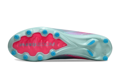 Unisex Nike Air Zoom Mercurial Vapor 16 Elite AG Artificial Grass Low-Tops Football Boots - Jade/Pink/White