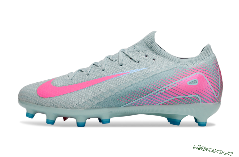 Unisex Nike Air Zoom Mercurial Vapor 16 Elite AG Artificial Grass Low-Tops Football Boots - Jade/Pink/White 0