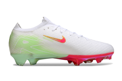 Unisex Nike Air Zoom Mercurial Vapor 16 Elite FG Firm Ground Low-Tops Football Boots - White/Red/Gold