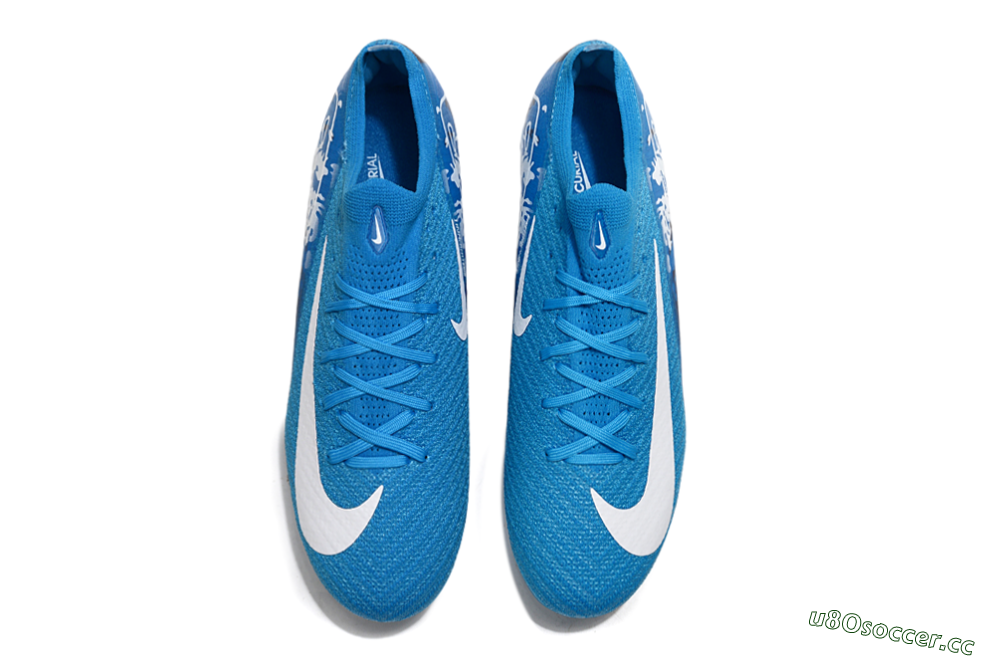 Unisex Nike Air Zoom Mercurial Vapor 16 Elite FG Firm Ground Low-Tops Football Boots - Blue/White/Black 4