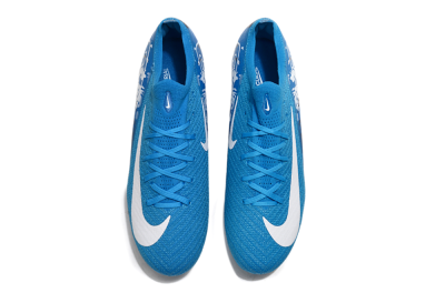 Unisex Nike Air Zoom Mercurial Vapor 16 Elite FG Firm Ground Low-Tops Football Boots - Blue/White/Black