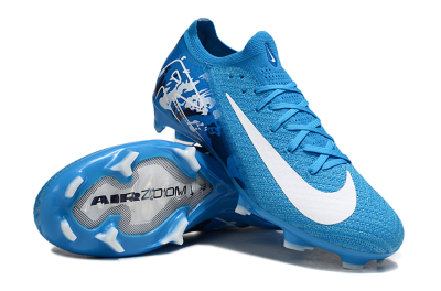Unisex Nike Air Zoom Mercurial Vapor 16 Elite FG Firm Ground Low-Tops Football Boots - Blue/White/Black