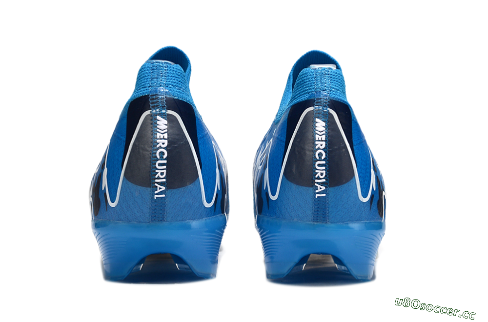 Unisex Nike Air Zoom Mercurial Vapor 16 Elite FG Firm Ground Low-Tops Football Boots - Blue/White/Black 5