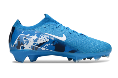 Unisex Nike Air Zoom Mercurial Vapor 16 Elite FG Firm Ground Low-Tops Football Boots - Blue/White/Black