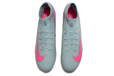 Unisex Nike Air Zoom Mercurial Superfly 10 Elite AG Artificial Grass High-Tops Football Boots - Jade/Pink