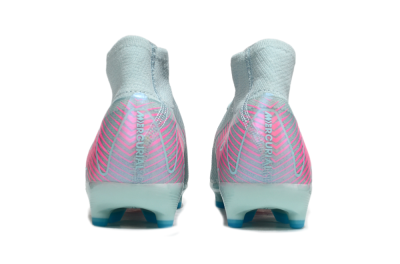 Unisex Nike Air Zoom Mercurial Superfly 10 Elite AG Artificial Grass High-Tops Football Boots - Jade/Pink