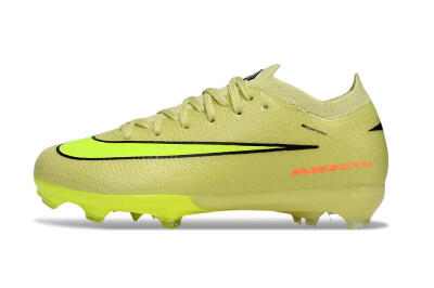 Kids Nike Air Zoom Mercurial Vapor 16 Elite FG Firm Ground Low-Tops Football Boots - Yellow/Black/Red