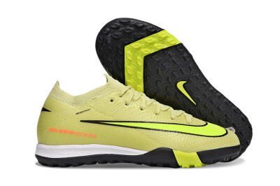 Kids Nike Air Zoom Mercurial Vapor 16 Elite TF Artificial Turf Low-Tops Football Shoes - Yellow/Black/Red