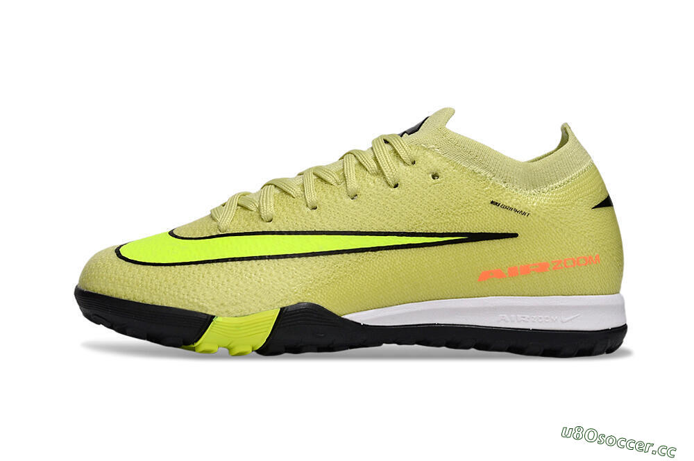 Kids Nike Air Zoom Mercurial Vapor 16 Elite TF Artificial Turf Low-Tops Football Shoes - Yellow/Black/Red 0
