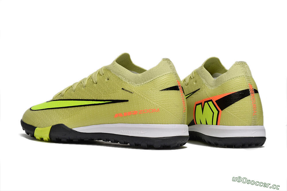 Kids Nike Air Zoom Mercurial Vapor 16 Elite TF Artificial Turf Low-Tops Football Shoes - Yellow/Black/Red 5