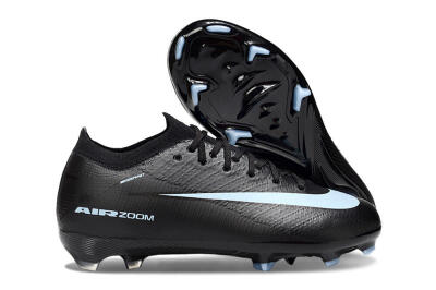 Kids Nike Air Zoom Mercurial Vapor 16 Elite FG Firm Ground Low-Tops Football Boots - Black/Jade