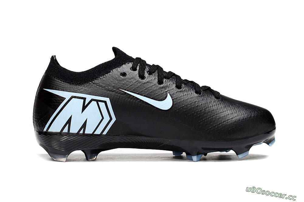 Kids Nike Air Zoom Mercurial Vapor 16 Elite FG Firm Ground Low-Tops Football Boots - Black/Jade 4