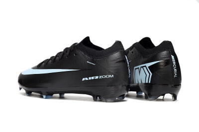 Kids Nike Air Zoom Mercurial Vapor 16 Elite FG Firm Ground Low-Tops Football Boots - Black/Jade