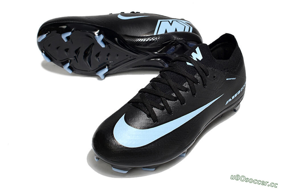Kids Nike Air Zoom Mercurial Vapor 16 Elite FG Firm Ground Low-Tops Football Boots - Black/Jade 3