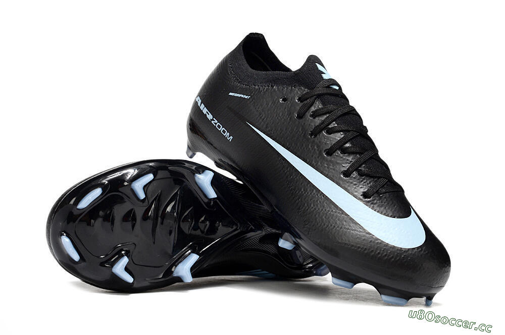 Kids Nike Air Zoom Mercurial Vapor 16 Elite FG Firm Ground Low-Tops Football Boots - Black/Jade 1
