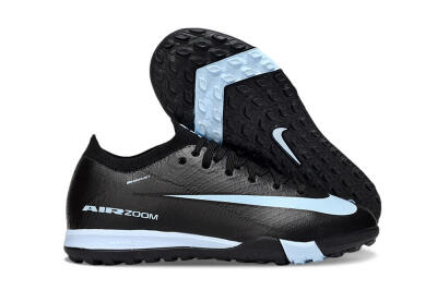 Kids Nike Air Zoom Mercurial Vapor 16 Elite TF Artificial Turf Low-Tops Football Shoes - Black/Jade