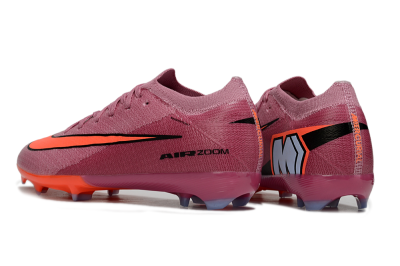 Kids Nike Air Zoom Mercurial Vapor 16 Elite FG Firm Ground Low-Tops Football Boots - Pink/Black/Red