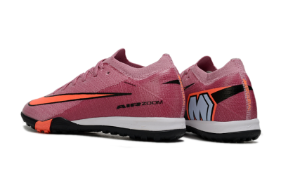 Kids Nike Air Zoom Mercurial Vapor 16 Elite TF Artificial Turf Low-Tops Football Shoes - Pink/Black/Red
