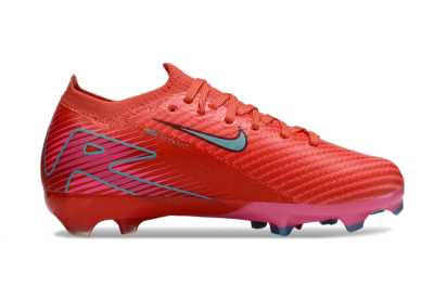 Kids Nike Air Zoom Mercurial Vapor 16 Elite FG Firm Ground Low-Tops Football Boots - Red/Jade/White