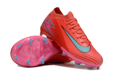 Kids Nike Air Zoom Mercurial Vapor 16 Elite FG Firm Ground Low-Tops Football Boots - Red/Jade/White