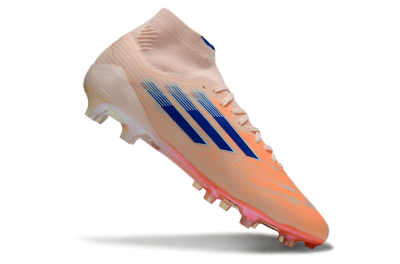 Men's Adidas F50 Elite Mid FG Firm Ground High-Tops Football Boots - Red/Blue/White
