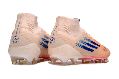 Men's Adidas F50 Elite Mid FG Firm Ground High-Tops Football Boots - Red/Blue/White