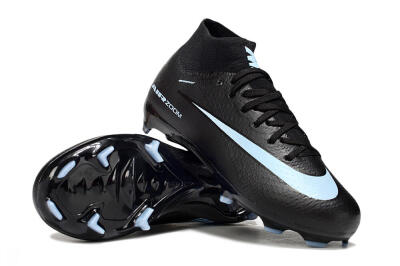 Kids Nike Air Zoom Mercurial Superfly 10 Elite FG Firm Ground High-Tops Football Boots - Black/Jade