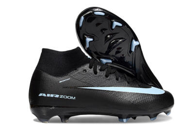 Kids Nike Air Zoom Mercurial Superfly 10 Elite FG Firm Ground High-Tops Football Boots - Black/Jade