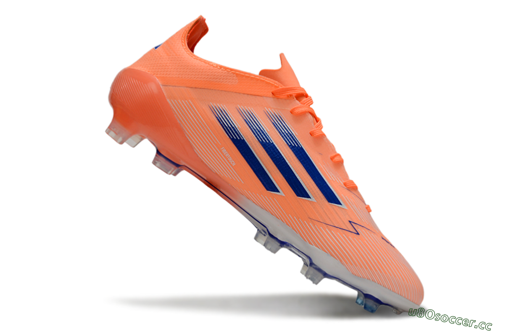 Men's Adidas F50+ Elite FG Firm Ground Low-Tops Football Boots - Red/Blue/White 4
