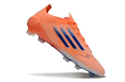 Men's Adidas F50+ Elite FG Firm Ground Low-Tops Football Boots - Red/Blue/White