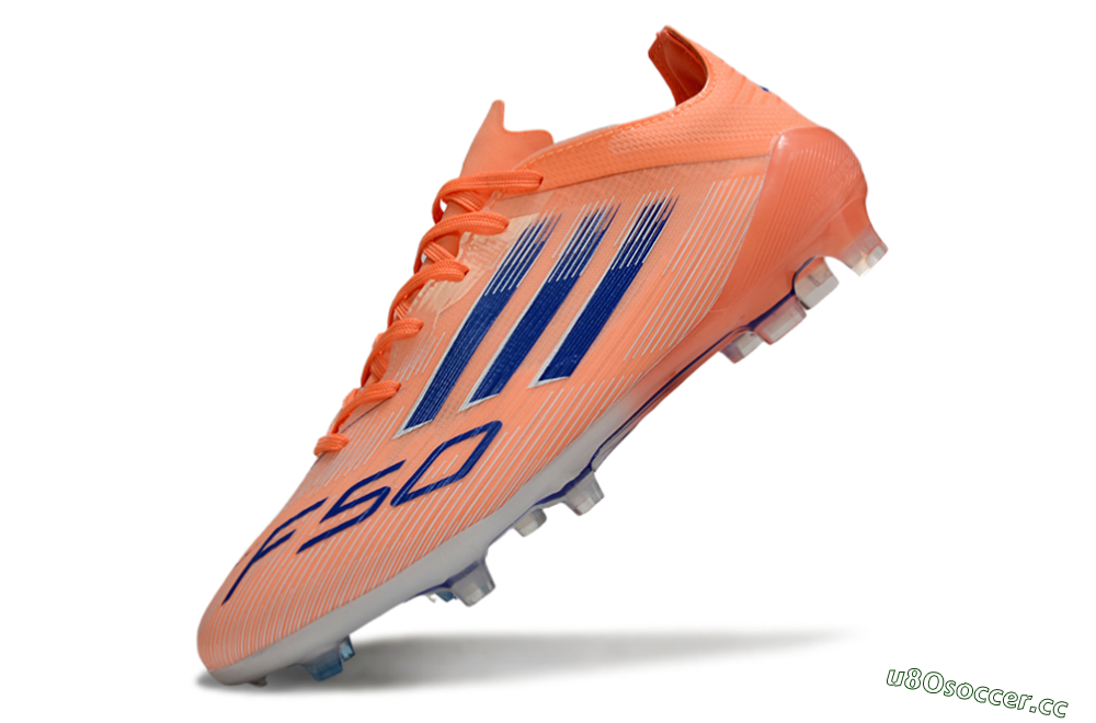Men's Adidas F50+ Elite FG Firm Ground Low-Tops Football Boots - Red/Blue/White 5