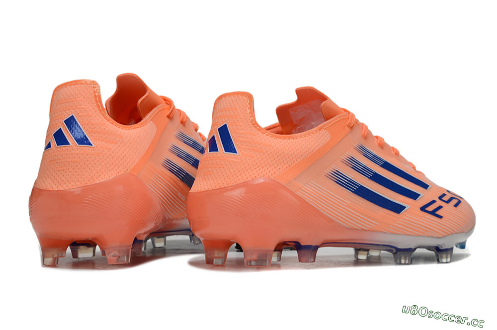 Men's Adidas F50+ Elite FG Firm Ground Low-Tops Football Boots - Red/Blue/White 6