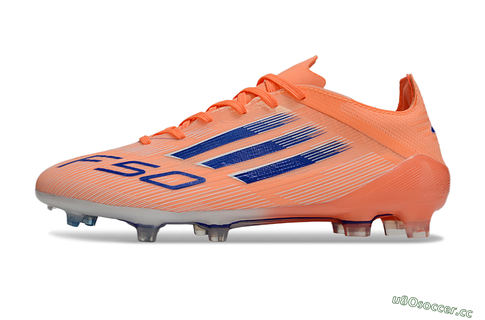Men's Adidas F50+ Elite FG Firm Ground Low-Tops Football Boots - Red/Blue/White 0