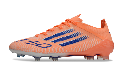 Men's Adidas F50+ Elite FG Firm Ground Low-Tops Football Boots - Red/Blue/White