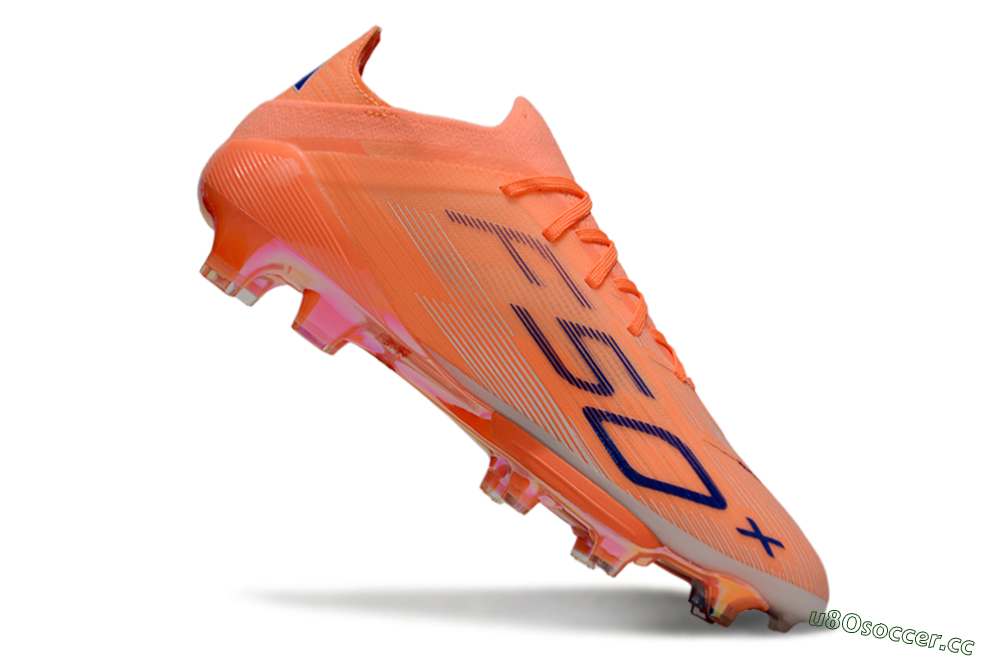 Men's Adidas F50+ Elite FG Firm Ground Low-Tops Football Boots - Red/Blue/White 4