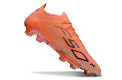 Men's Adidas F50+ Elite FG Firm Ground Low-Tops Football Boots - Red/Blue/White