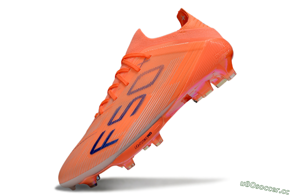 Men's Adidas F50+ Elite FG Firm Ground Low-Tops Football Boots - Red/Blue/White 5