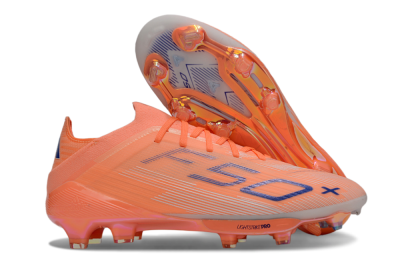 Men's Adidas F50+ Elite FG Firm Ground Low-Tops Football Boots - Red/Blue/White