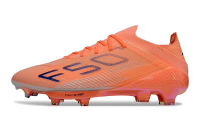 Men's Adidas F50+ Elite FG Firm Ground Low-Tops Football Boots - Red/Blue/White