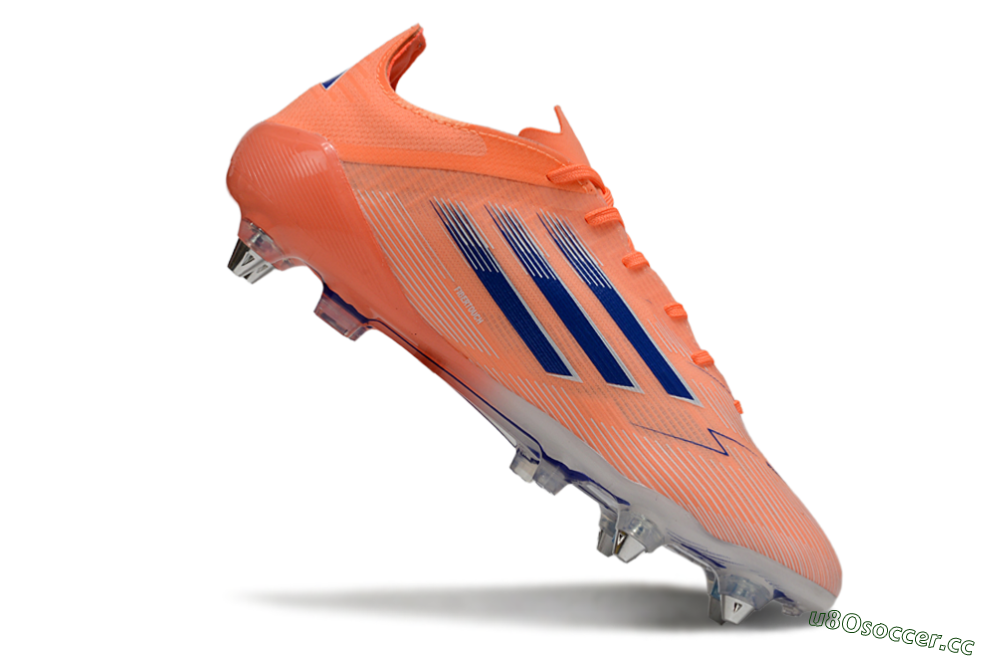 Men's Adidas F50 Elite SG Soft Ground Low-Tops Football Boots - Red/Blue/White 4
