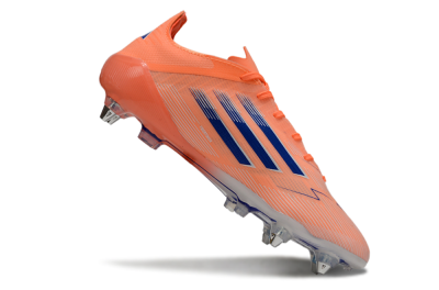 Men's Adidas F50 Elite SG Soft Ground Low-Tops Football Boots - Red/Blue/White