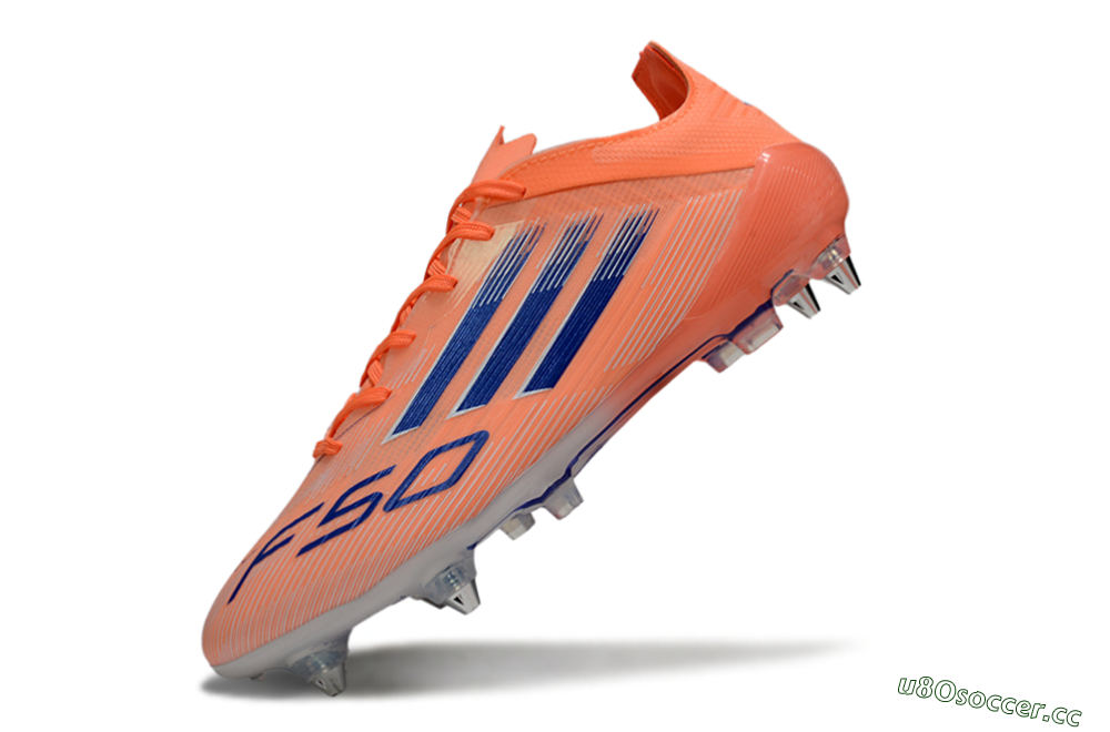 Men's Adidas F50 Elite SG Soft Ground Low-Tops Football Boots - Red/Blue/White 5