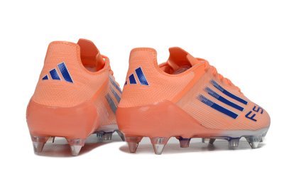 Men's Adidas F50 Elite SG Soft Ground Low-Tops Football Boots - Red/Blue/White