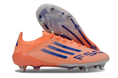 Men's Adidas F50 Elite SG Soft Ground Low-Tops Football Boots - Red/Blue/White