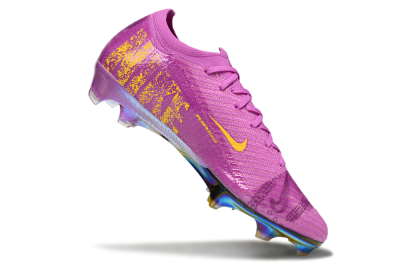 Unisex Nike Air Zoom Mercurial Vapor 16 Elite FG Firm Ground Low-Tops Football Boots - Purple/Yellow/Gold