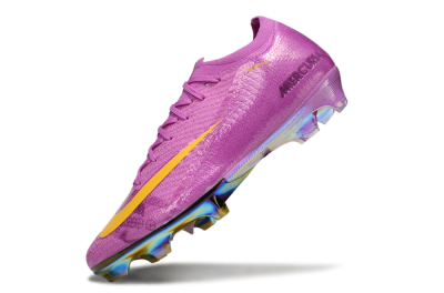 Unisex Nike Air Zoom Mercurial Vapor 16 Elite FG Firm Ground Low-Tops Football Boots - Purple/Yellow/Gold