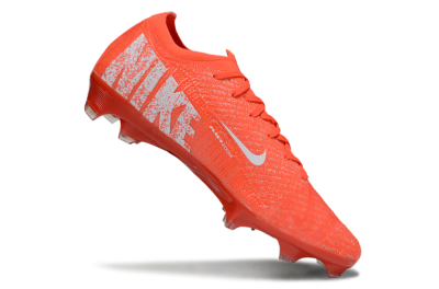 Unisex Nike Air Zoom Mercurial Vapor 16 Elite FG Firm Ground Low-Tops Football Boots - Red/White